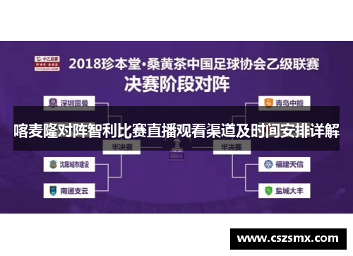 喀麦隆对阵智利比赛直播观看渠道及时间安排详解
