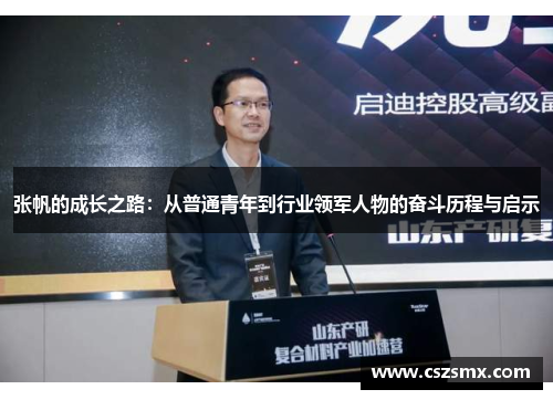 张帆的成长之路：从普通青年到行业领军人物的奋斗历程与启示